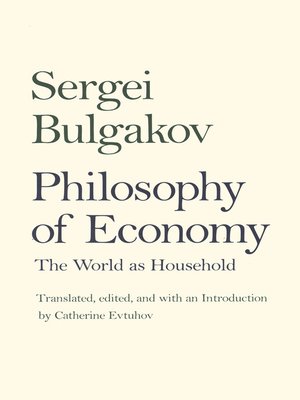 cover image of Philosophy of Economy